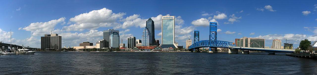 Jacksonville skyline and bridge